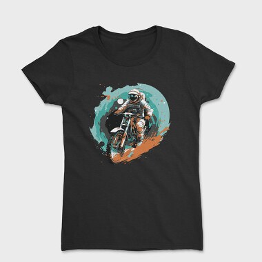 Astronaut Motorbike, Women's T-Shirt