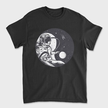 Astronaut Yin Yang, Unisex Men's T-Shirt
