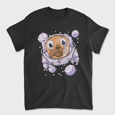 Astropug, Unisex Men's T-Shirt