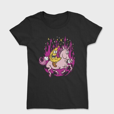 Дамска Тениска, Banana Riding a Unicorn
