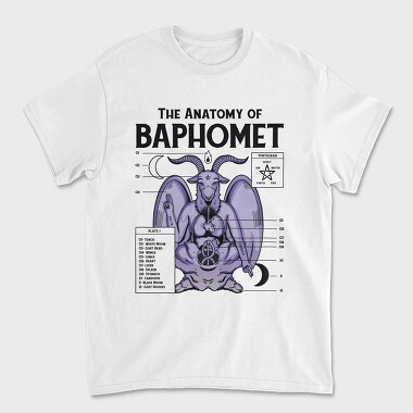 Baphomet Anatomy, Unisex Men's T-Shirt