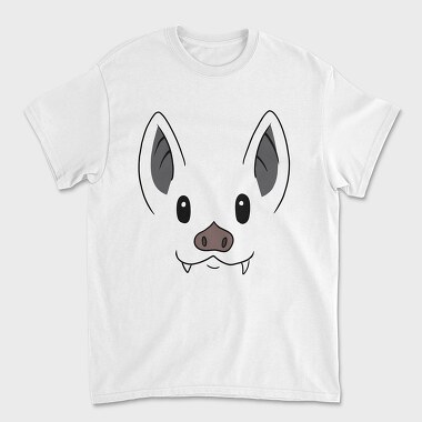 Bat Face, Unisex Men's T-Shirt