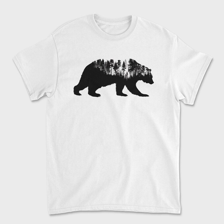 Bear Forest, Unisex Men's T-Shirt