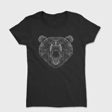 Bear Roaring, Women's T-Shirt