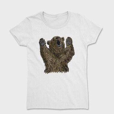 Bear With Hands Up, Women's T-Shirt