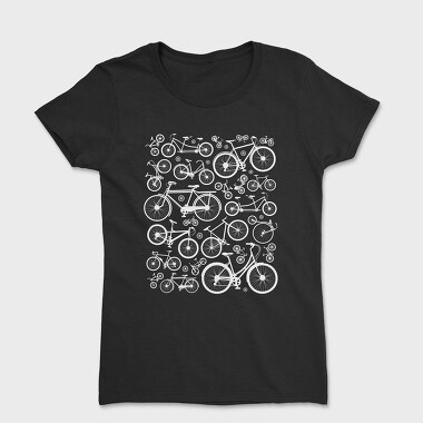 Bicycles Pattern, Women's T-Shirt