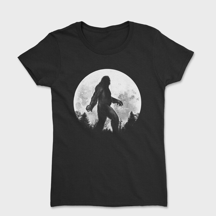 Big Foot Moon Monochrome, Дамска Тениска