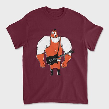 Big Guitar Player, Unisex Men's T-Shirt