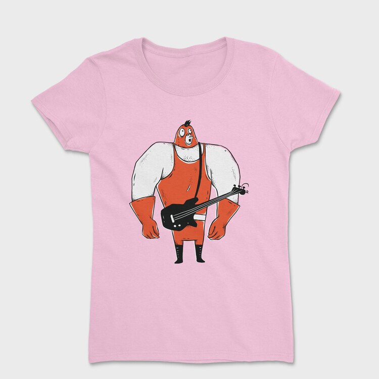 Big Guitar Player, Дамска Тениска