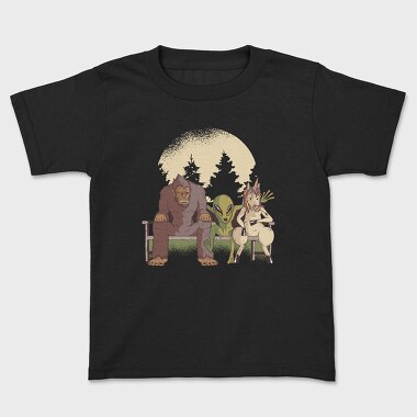 Bigfoot Alien Unicorn, Kids' T-Shirt