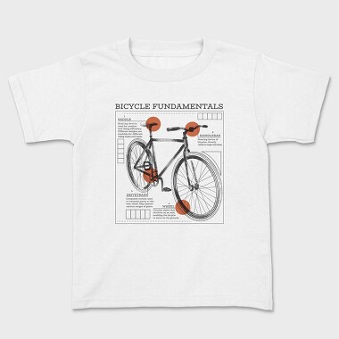 Bike Fundamentals, Kids' T-Shirt