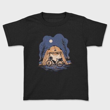 Kids' T-Shirt, Bike Packing Camping