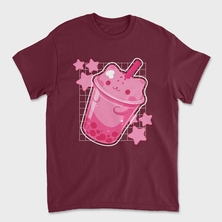 Boba Cat, Унисекс Мъжка Тениска