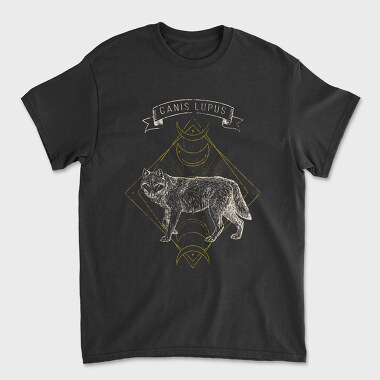 Canis Lupus, Unisex Men's T-Shirt