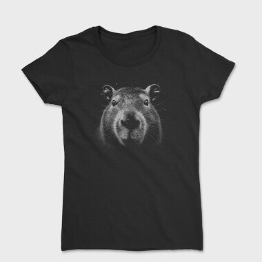 Capybara Monochrome, Women's T-Shirt