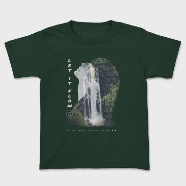 Cascade Woman, Kids' T-Shirt