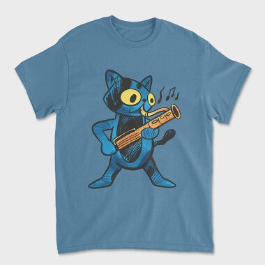 Cat Bassoon, Unisex Men's T-Shirt