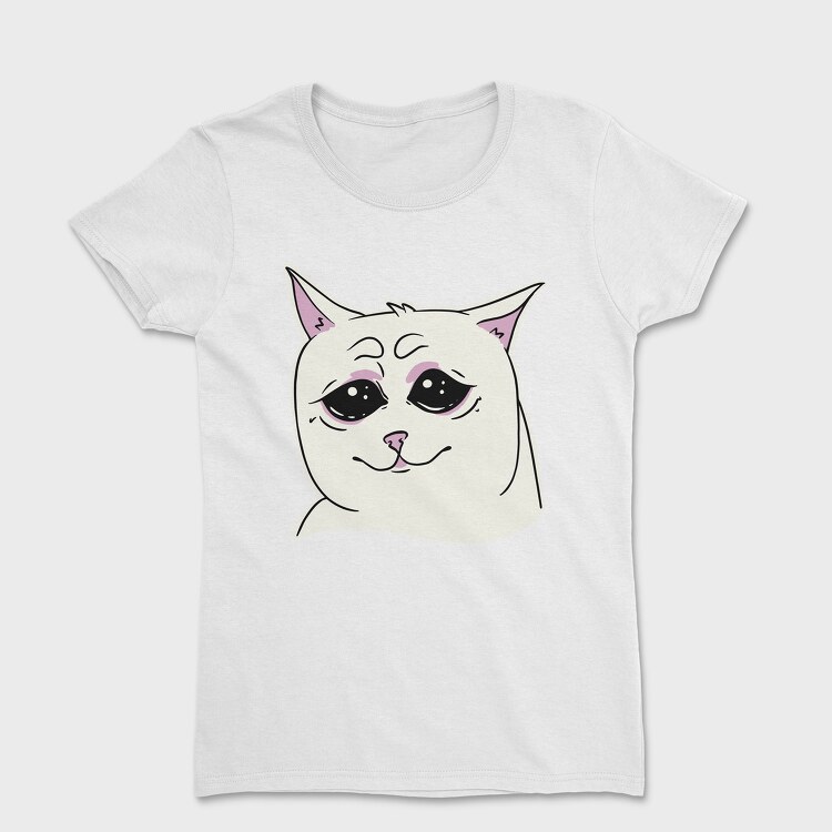 Cat Crying, Women's T-Shirt