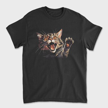 Cat Graphic, Unisex Men's T-Shirt
