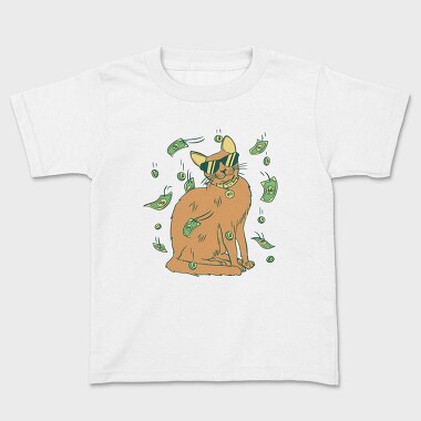 Cat Money, Kids' T-Shirt