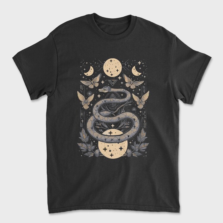 Celestial Snake, Unisex Men's T-Shirt