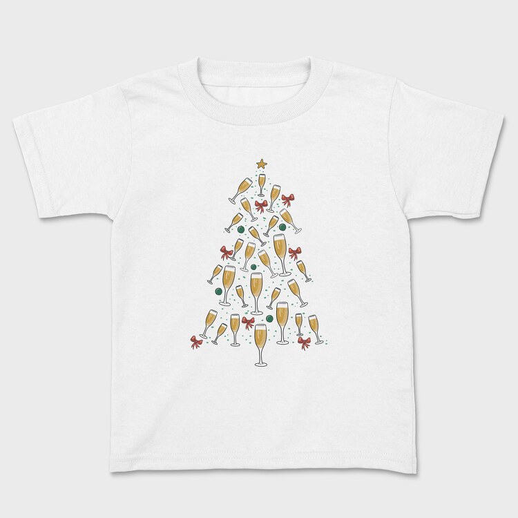 Champagne Christmas Tree, Детска Тениска
