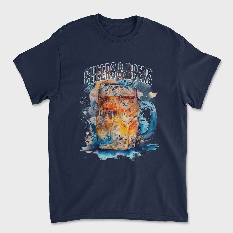 Cheers and Beers, Unisex Men's T-Shirt