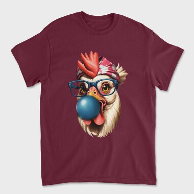 Chicken Bubblegum, Unisex Men's T-Shirt