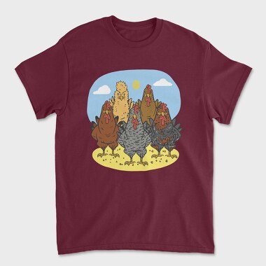 Chicken Slots, Unisex Men's T-Shirt