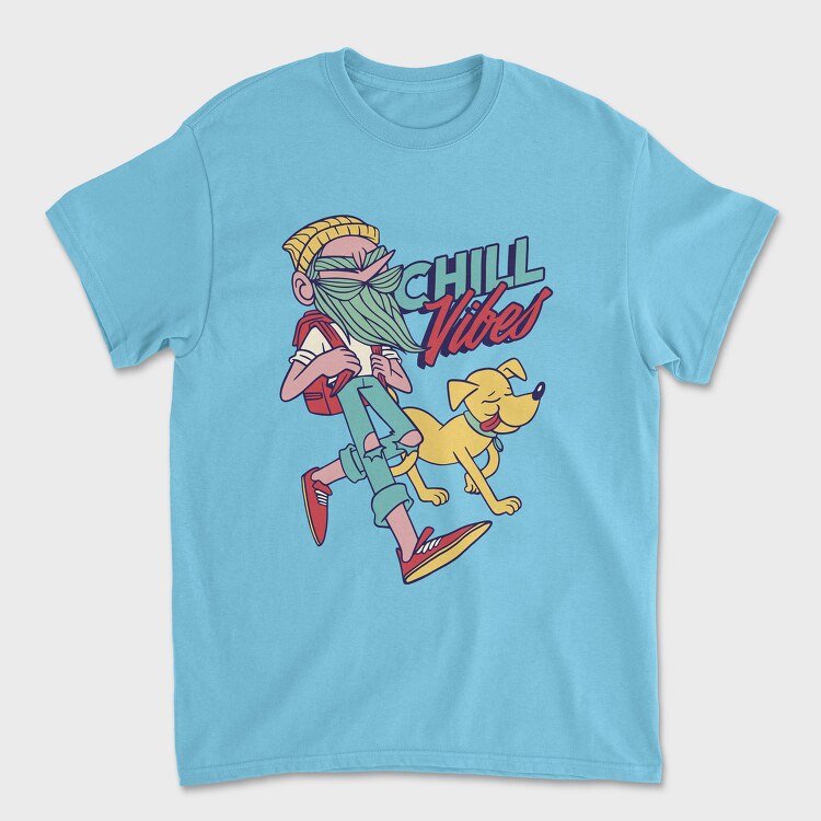 Chill Vibes Hipster, Unisex Men's T-Shirt