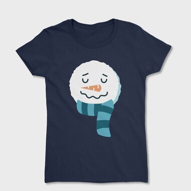 Christmas Snowman Faces 1, Women's T-Shirt