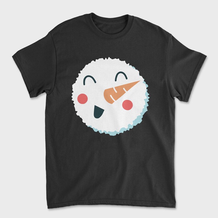 Christmas Snowman Faces 7, Unisex Men's T-Shirt