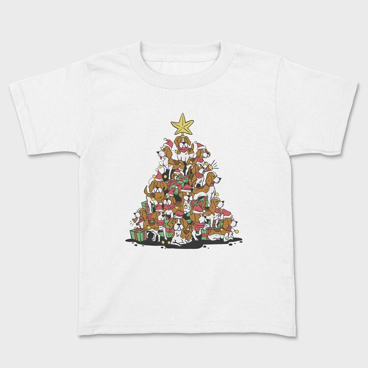 Christmas Tree Beagle, Детска Тениска