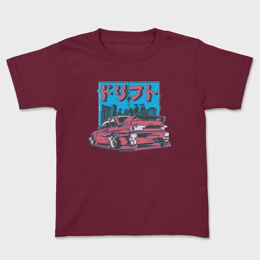 City Glitch Car, Kids' T-Shirt
