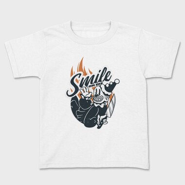 Clown Smile or Die, Kids' T-Shirt