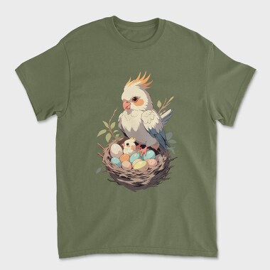 Cockatiel, Unisex Men's T-Shirt
