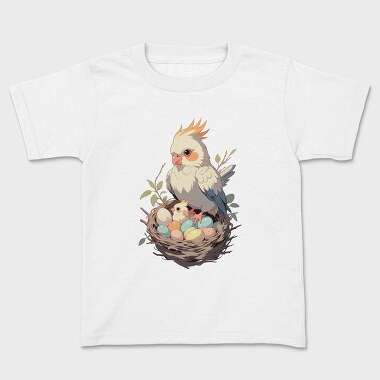 Cockatiel, Kids' T-Shirt