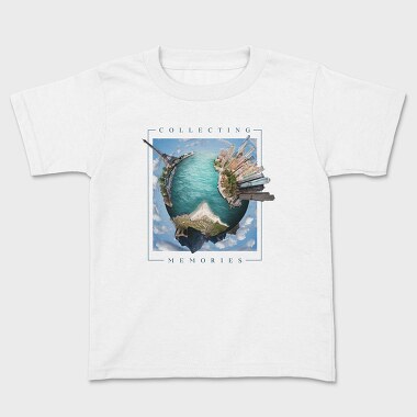 Collecting Memories Earth, Kids' T-Shirt