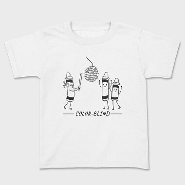 Color Blind, Kids' T-Shirt