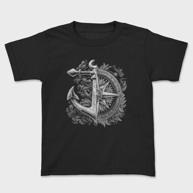 Compass Anchor, Kids' T-Shirt