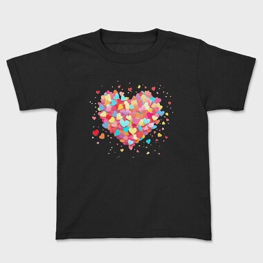 Kids' T-Shirt, Confetti Heart