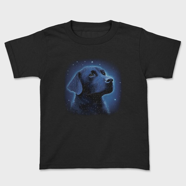 Constelation Labrador Dog, Kids' T-Shirt