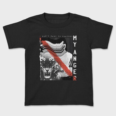 Control My Anger, Kids' T-Shirt