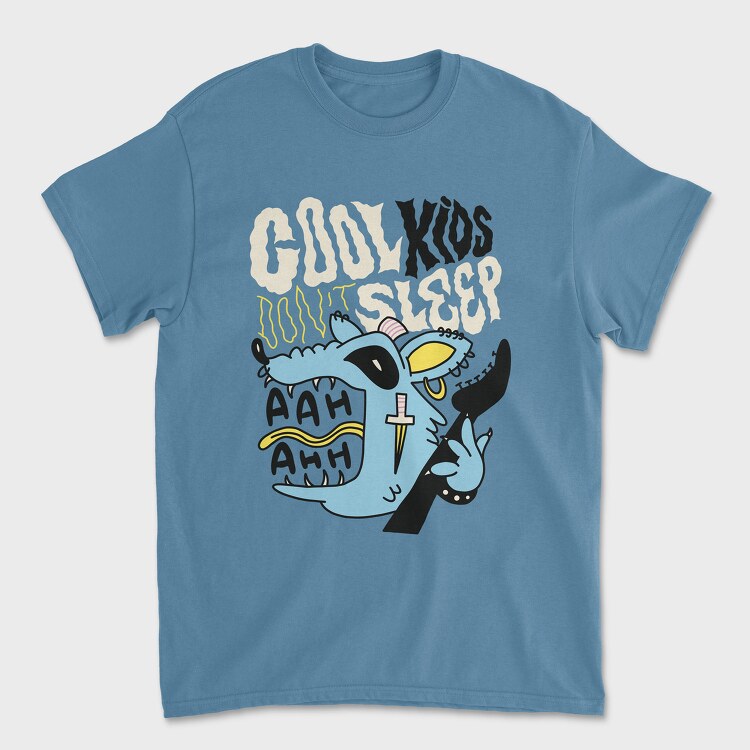 Cool Kids Dont Sleeep, Unisex Men's T-Shirt