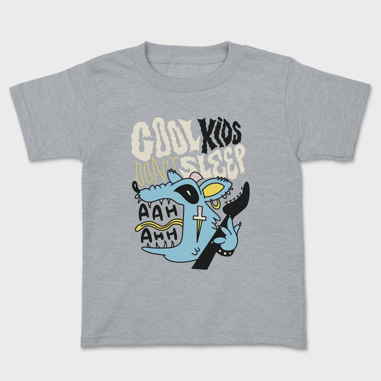 Cool Kids Dont Sleeep, Kids' T-Shirt