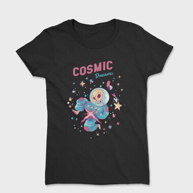 Cosmic Dreams Skeleton, Women's T-Shirt