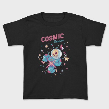 Cosmic Dreams Skeleton, Kids' T-Shirt