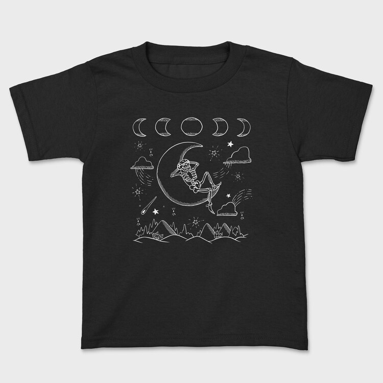 Cottage Skeleton, Kids' T-Shirt