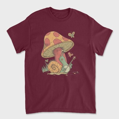 Cottagecore Snail, Unisex Men's T-Shirt