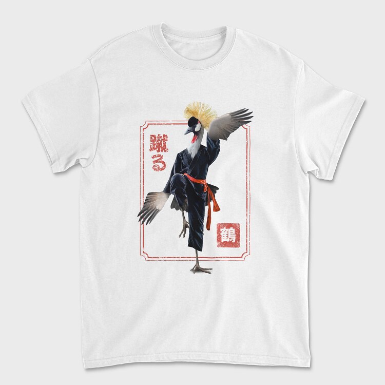 Crane Kung Fu, Unisex Men's T-Shirt